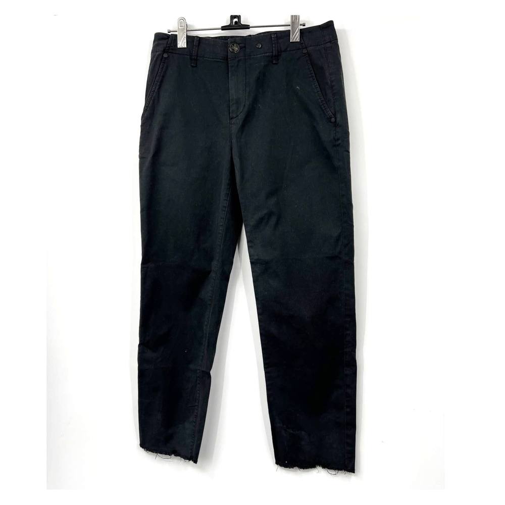 Rag & Bone Pants Fit 2 Mid-Rise Action Loopback Chino Stretch‎ Black 26 Womens